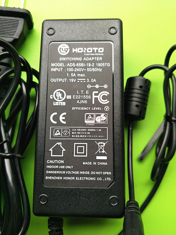 Genuine HOIOTO 19V 3A ac adpater ADS-65BI-19-2 19057G power supply 5.5*2.5mm